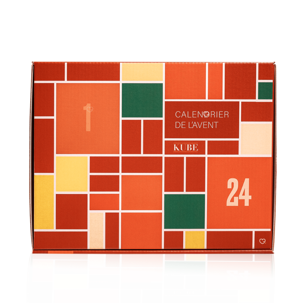 Calendrier de l’Avent Kube 2025 contenant 12 livres de poche et 12 surprises culturelles, idéal cadeau ludique pour lecteur homme ou femme