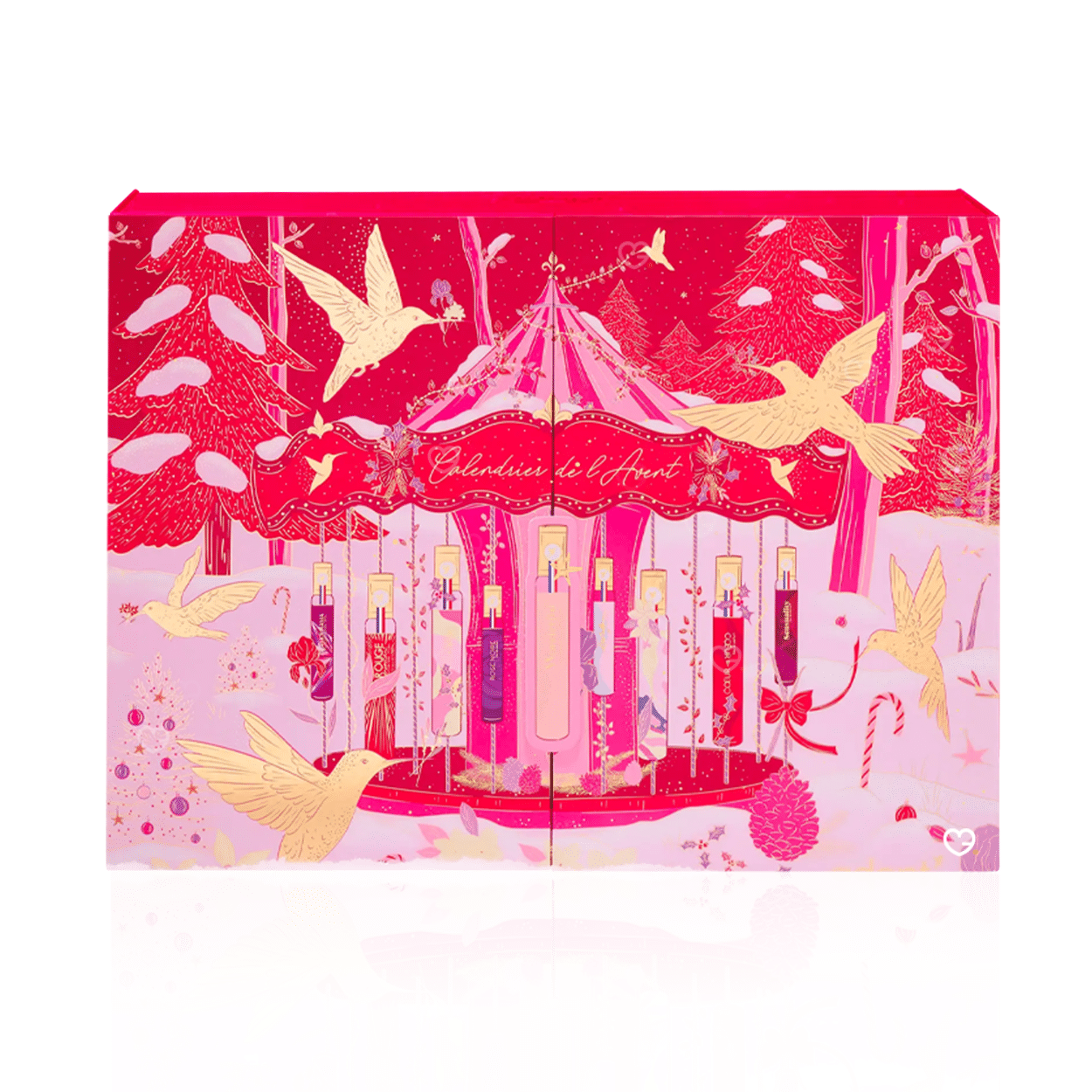 Coffret beauté parfum décoré Calendrier de l'Avent Adopt 2025 contenant 24 parfums senteurs différentes