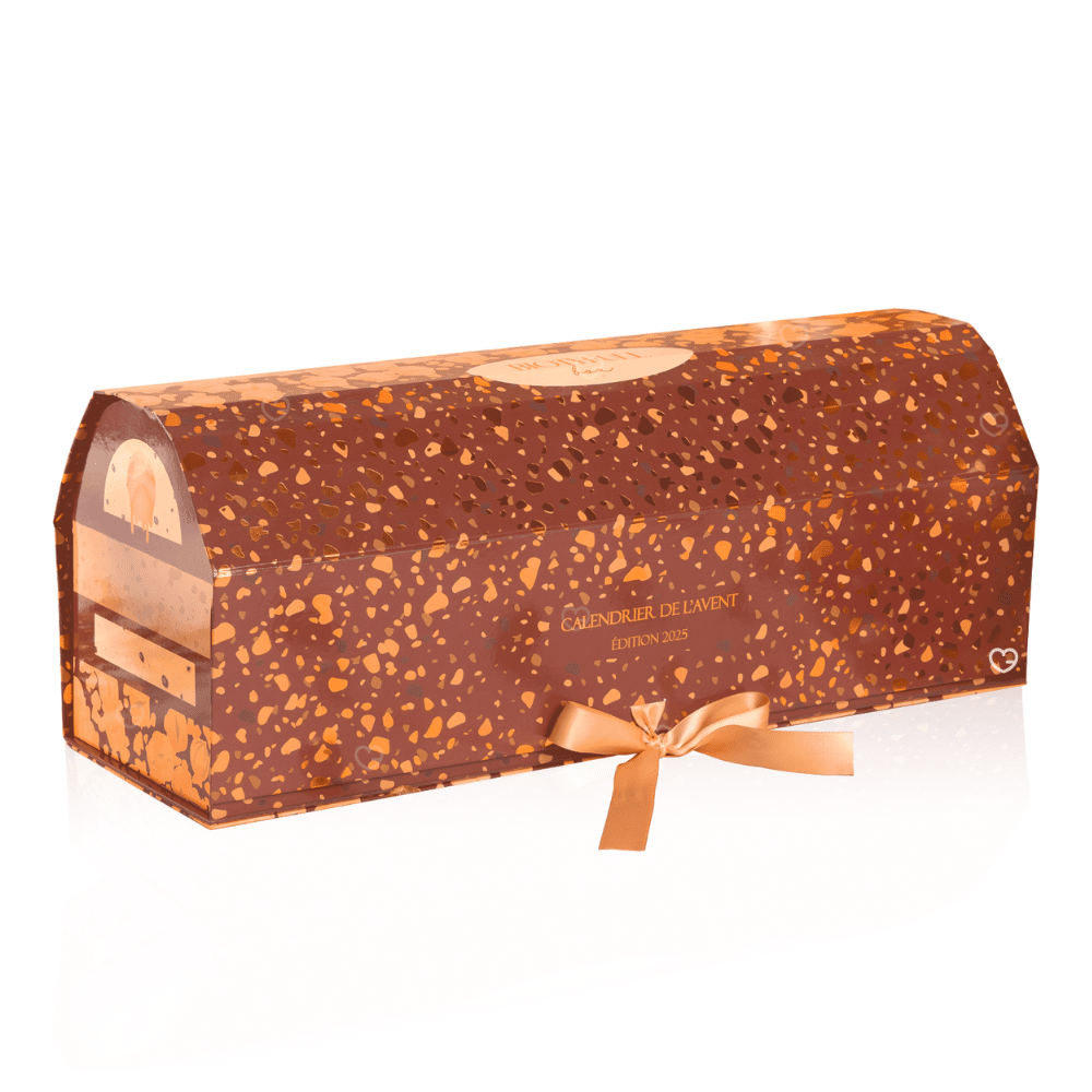 Box beauté Calendrier de l'Avent biotyfull box 2025 contenant 27 produits beauté bio soins maquillage pour femme et adolescente