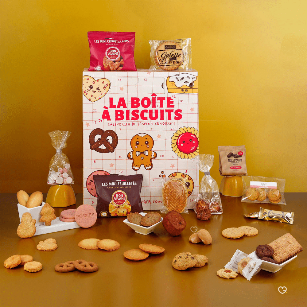 Calendrier de l'Avent Biscuits Français