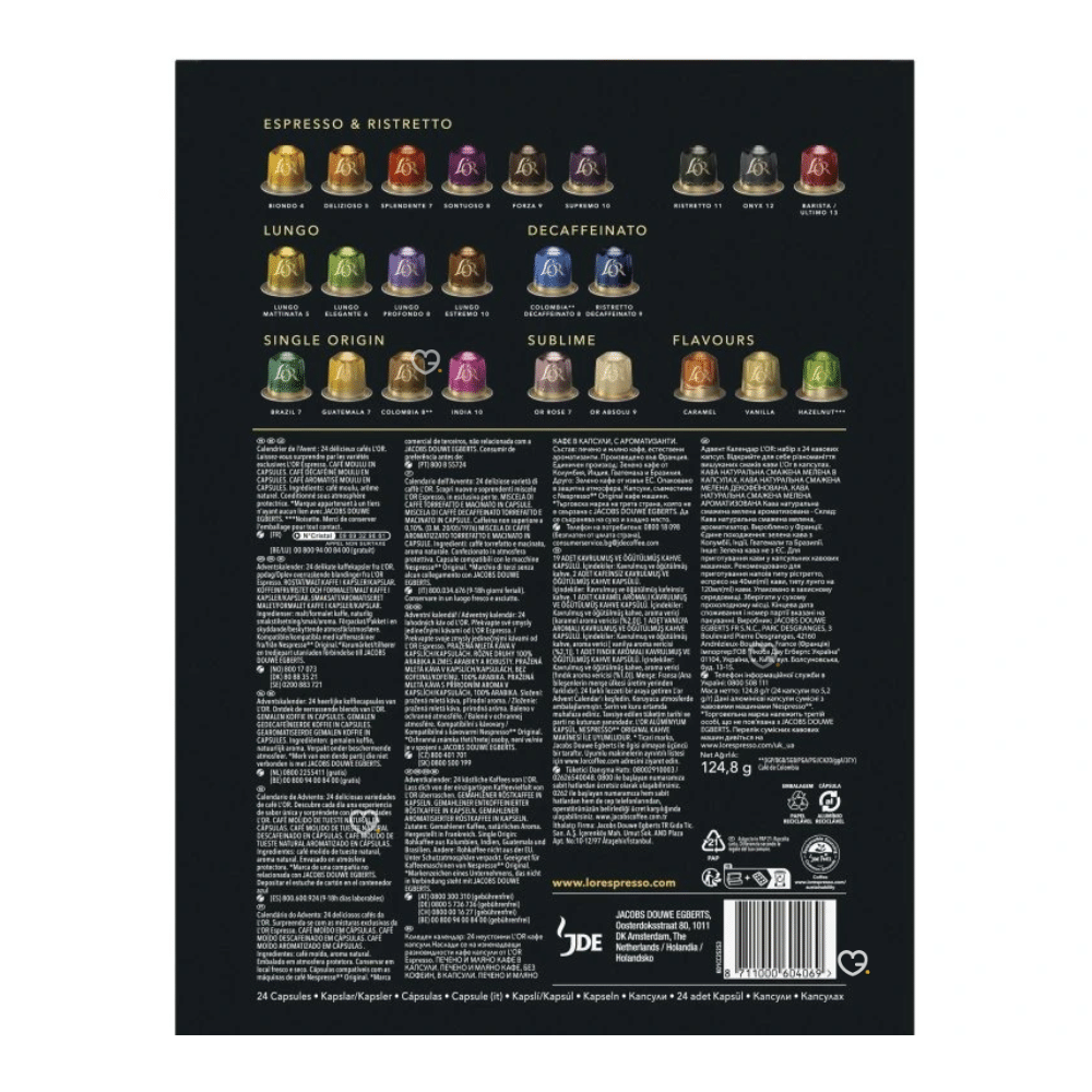 Calendrier de l'Avent L’Or Expresso