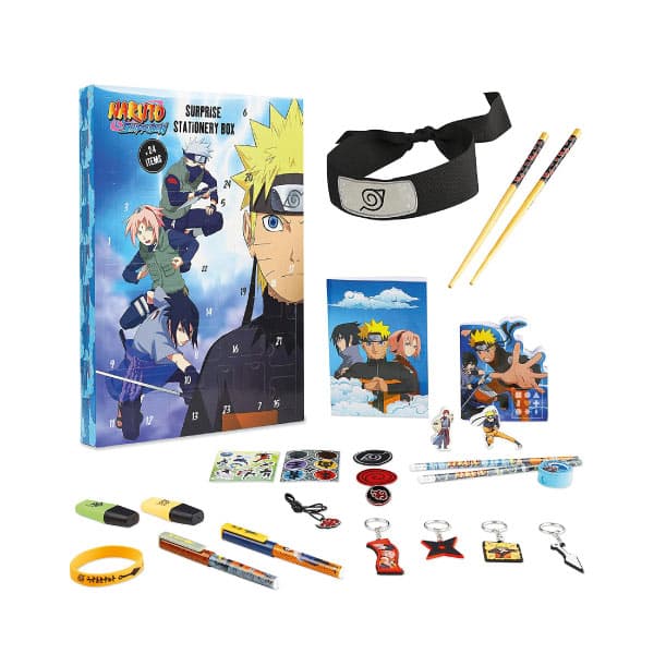 Calendrier de l'Avent Naruto Papeterie
