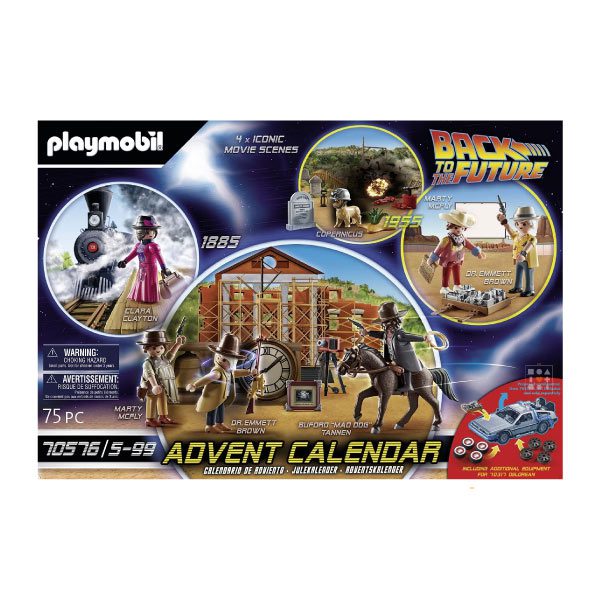 Calendrier de l'Avent Playmobil – Retour vers le futur Western 70576