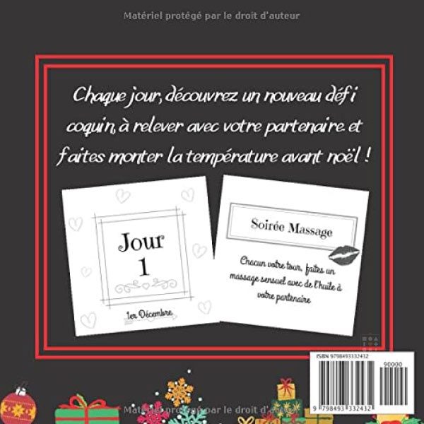 Calendrier de l'Avent Défis couple