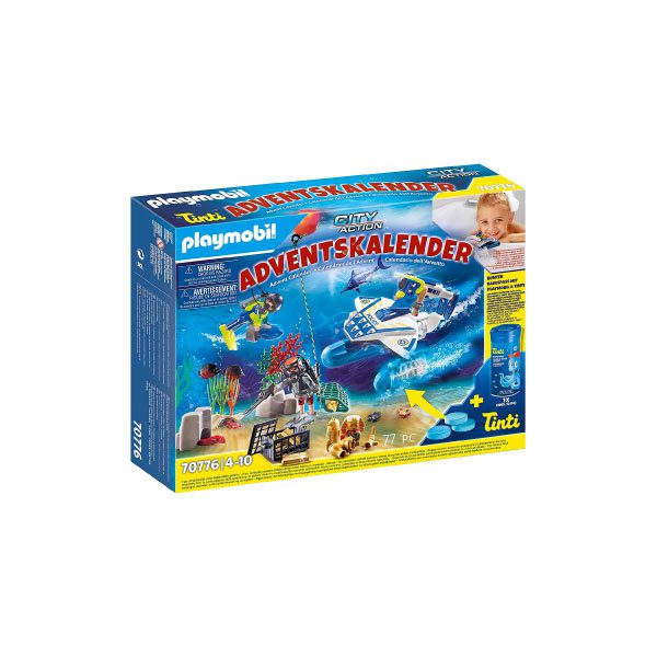 Calendrier de l'Avent Playmobil 2022 Jouet Bain Police
