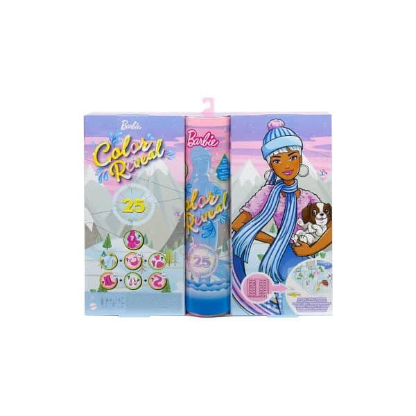 calendrier de l'Avent jouet barbie Color Reveal 2022