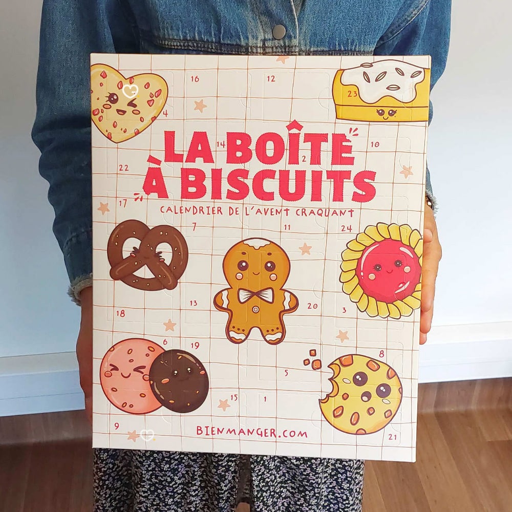 Calendrier de l'Avent Biscuits Français