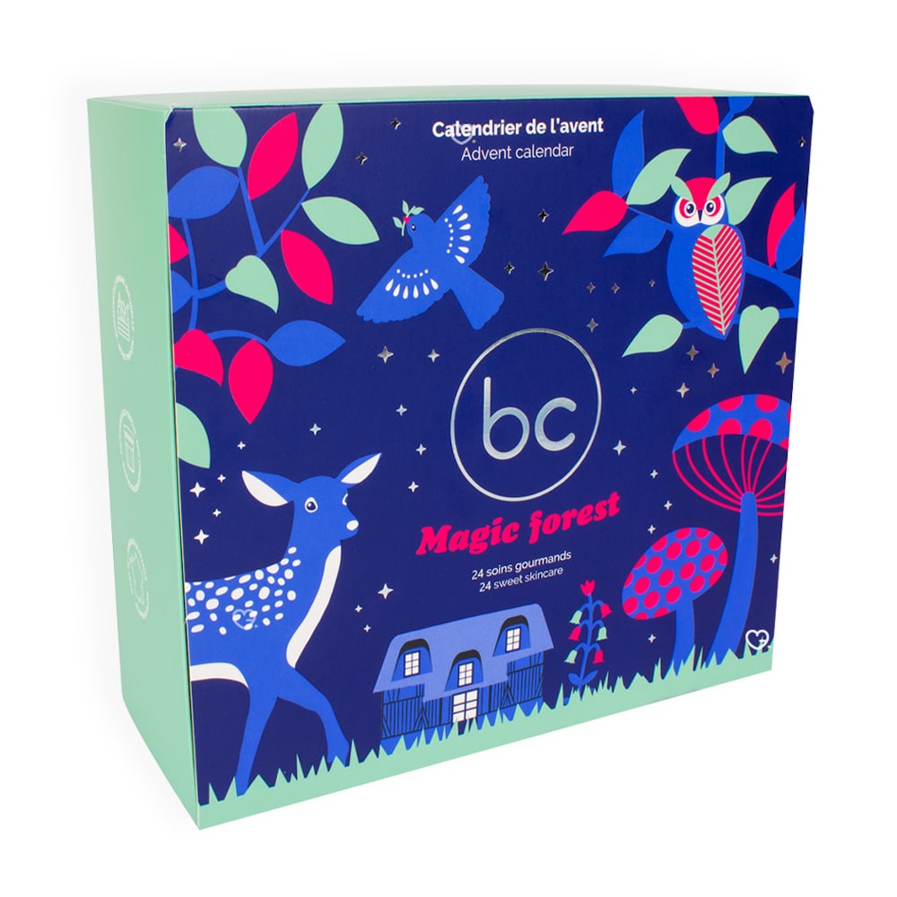 coffret beauté Calendrier de l'Avent Blancrème 2024 - produits soins corps, douche et soins visage parfumé