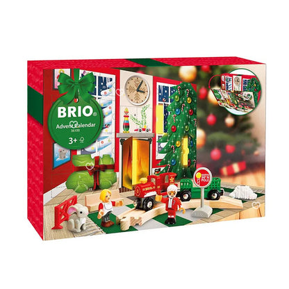 Calendrier de l'Avent brio 2024 édition 36100 contenant des jouets train pour enfants