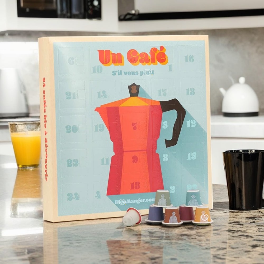 Calendrier de l'Avent Cafés Bio pour Nespresso