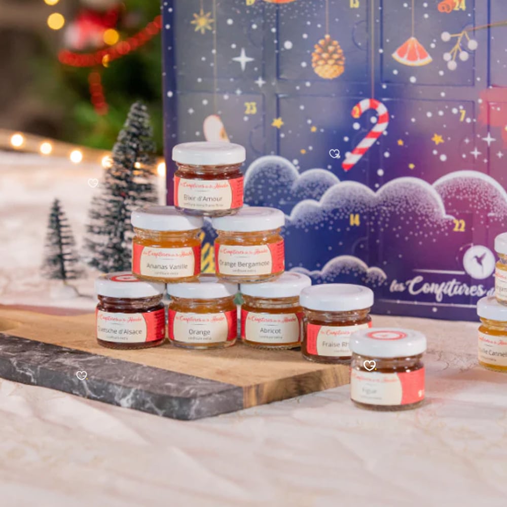 Calendrier de l'Avent Les confitures de la Hoube