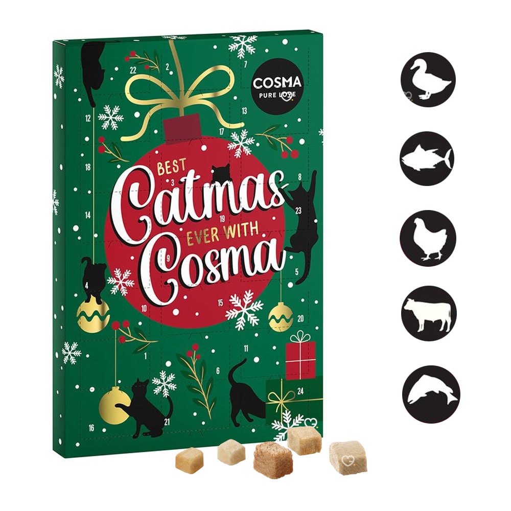 Calendrier de l'Avent Chat Cosma Snackies