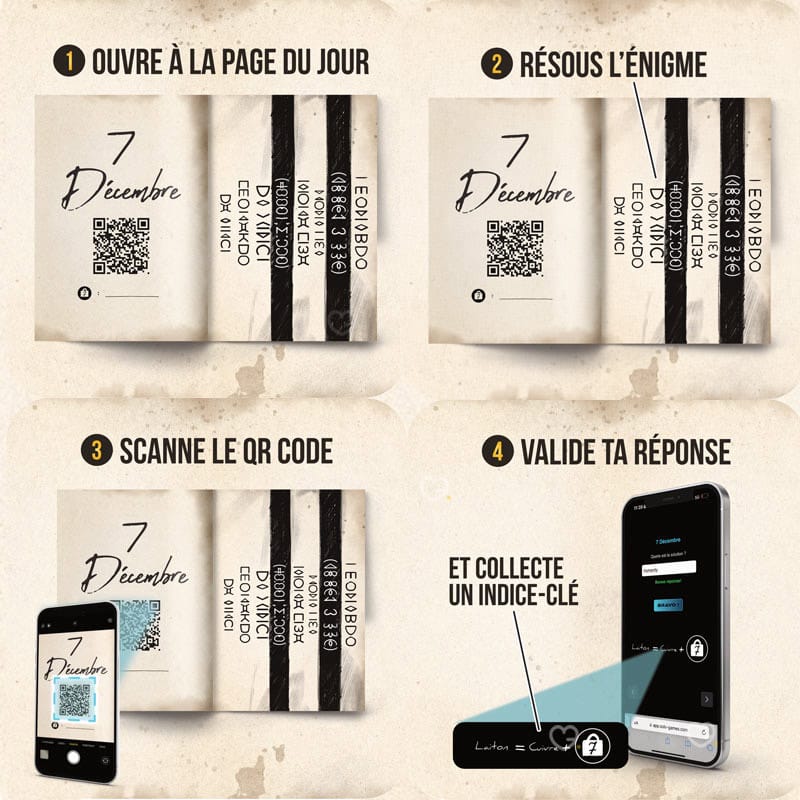 Calendrier de l'Avent Escape Game 2.0