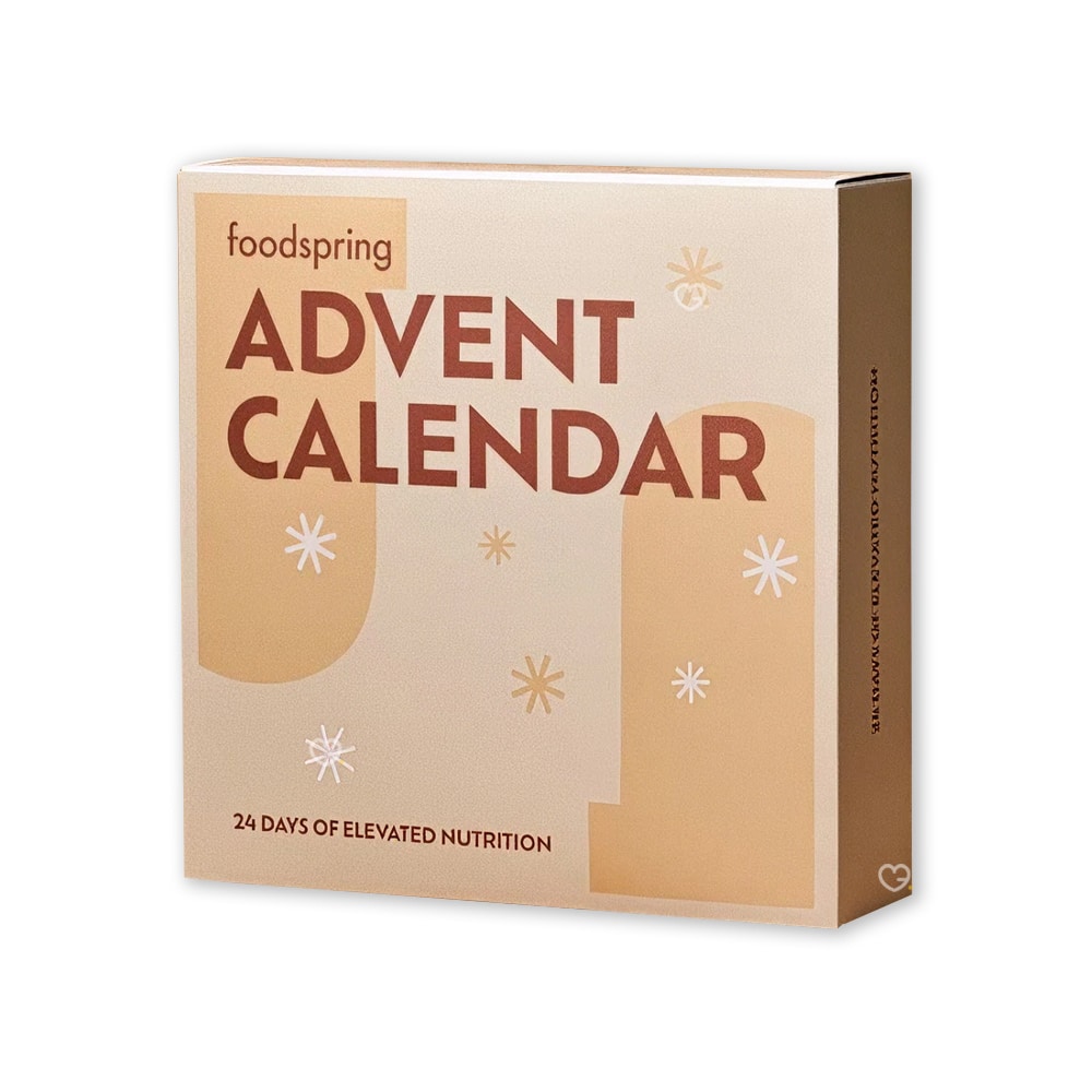 Calendrier de l'Avent Foodspring 2024 Fitness gourmand sport