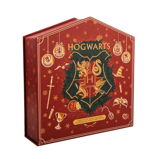 Calendrier de l'avent Harry Potter 2024 Deluxe Cinereplicas avec 24 surprises accessoires, chaussette papeterie du magicien