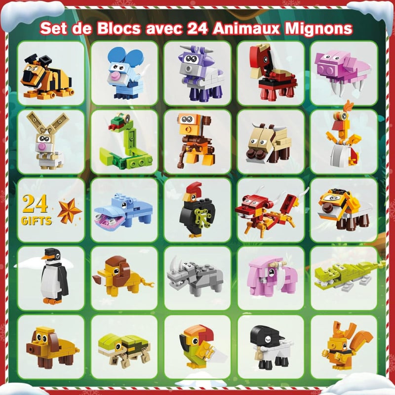 Calendrier de l'Avent Blocks Animal Adventure