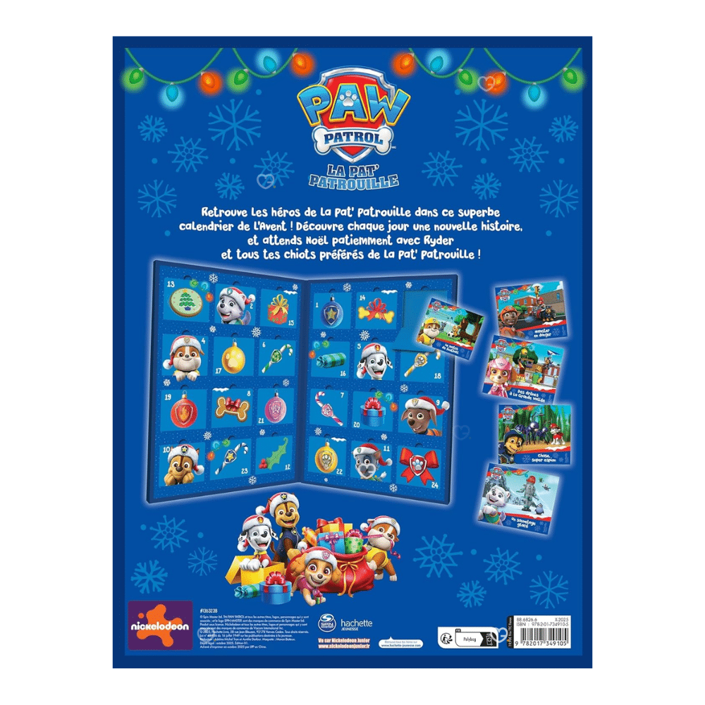 Calendrier de l'Avent Pat’ Patrouille 24 Histoires
