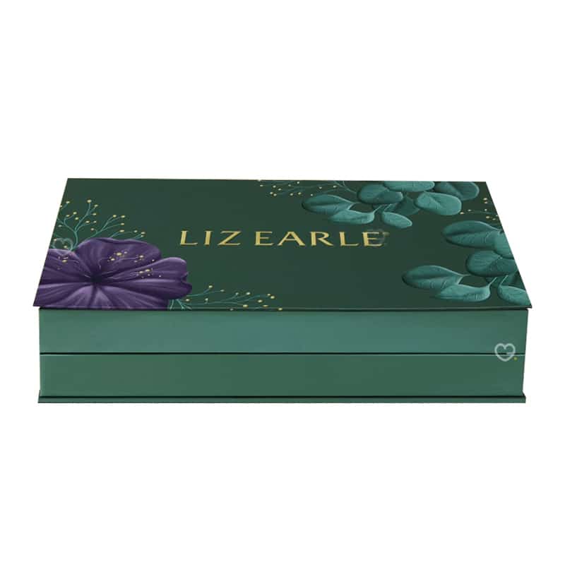 Calendrier de l'Avent Liz Earle 2024 contenant 12 produits de beauté luxe pour les soins de la peau