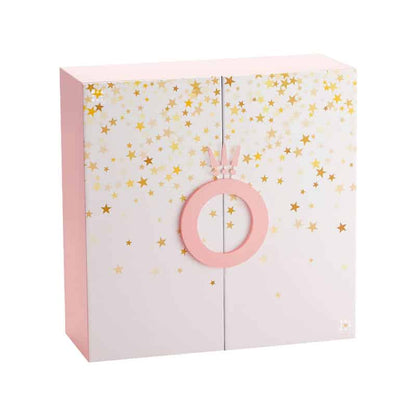 coffret bijoux luxe calendrier de l'avent Pandora 2023 contenant 12 bijoux : bracelet; charm; boucle d'oreille et collier en argent