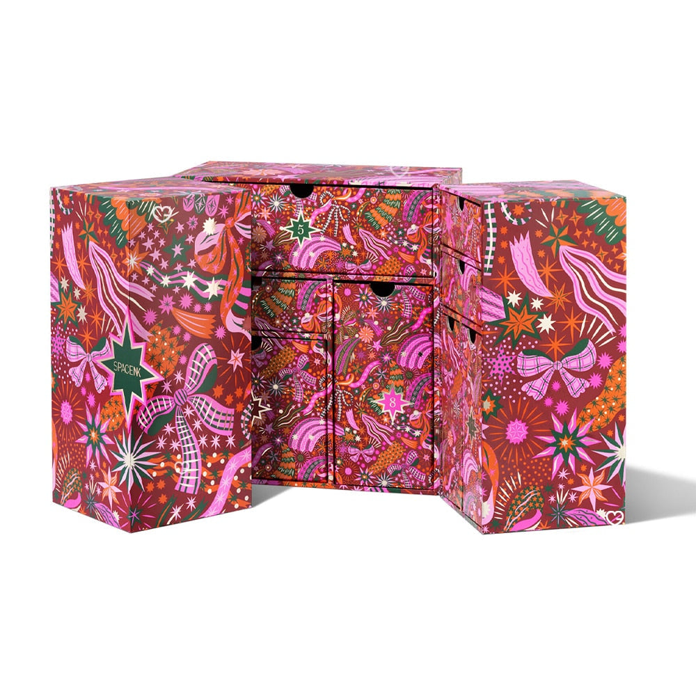 calendrier de l'avent space NK parfum 2024 contenant 12 fragrances et parfums multimarques