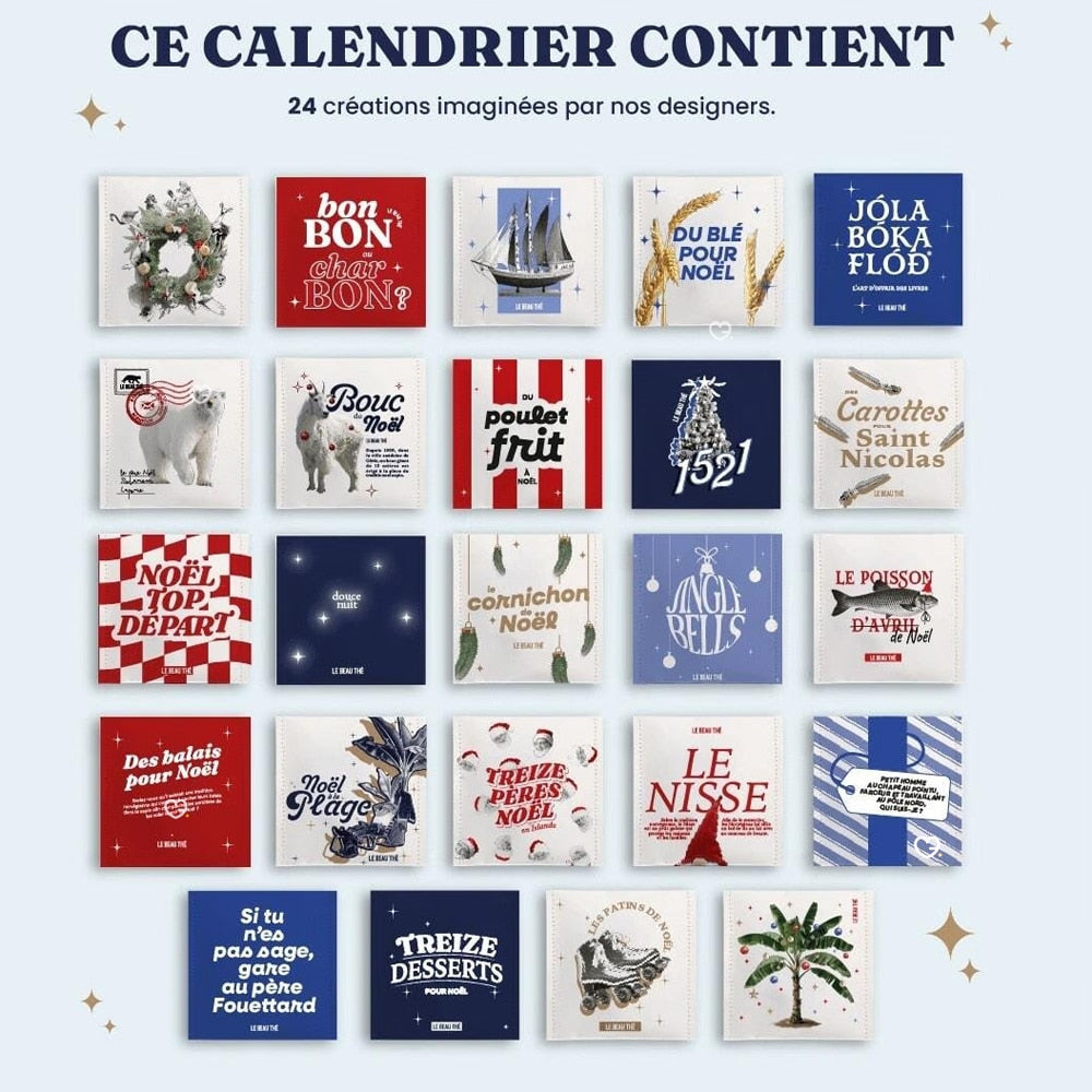 Calendrier de l'Avent Le Beau Thé