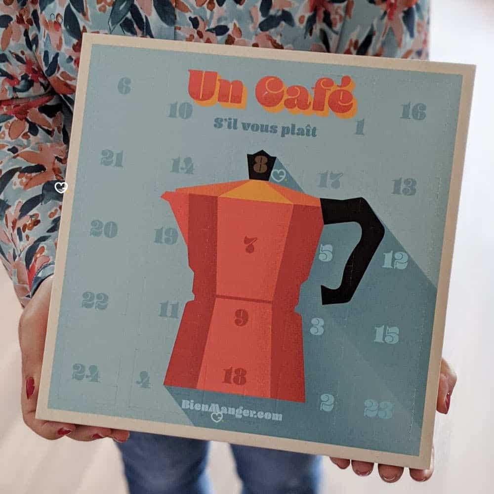 Calendrier de l'Avent Cafés Bio pour Nespresso