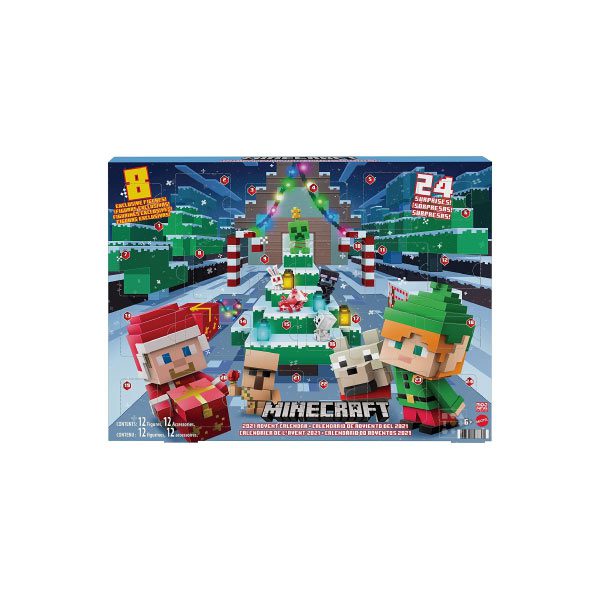 Calendrier de l'avent jouet 2021 Minecraft