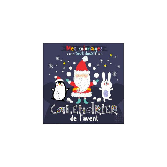 Calendrier de l'Avent Mes coloriages tout doux